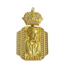 Pingente Escobar La Plata - Banhado a Ouro 18k