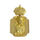 Pingente Escobar La Plata - Banhado a Ouro 18k