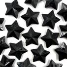 Pingente Estrela 50mm Acrílico Preto 5pçs Artesanato Biju Pingente Estrela 50mm Acrílico Preto 5pçs Artesanato Biju