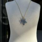 Pingente estrela c/ strass- quartzo azul Pingente estrela c/ strass- quartzo azul