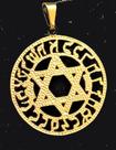 Pingente Estrela De Davi Dourado - Direito De Israel