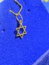 Pingente Estrela de Davi Ouro 18 Kilates Peso 0.10 Grama 8 mm