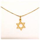 Pingente Estrela De Davi Ouro 18k