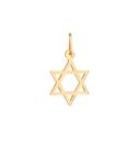 Pingente Estrela De Davi Ouro 18k