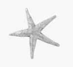 Pingente estrela grande banhado a rhodium