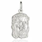 Pingente Face Cristo Prata Legitima 925