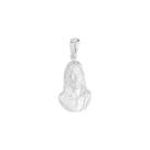 Pingente Face De Cristo Maciça Prata 925 Kl Modelo 11