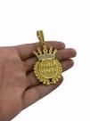 Pingente favela venceu redondo g - banhado a ouro 18k Pingente favela venceu redondo g - banhado a ouro 18k