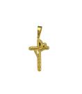 Pingente fé m - banhado a ouro 18k