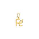 Pingente Fé Ouro Amarelo 18K Religioso 12 mm 1.00 Grama Pingente Fé Ouro Amarelo 18K Religioso 12 mm 1.00 Grama