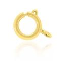 Pingente Fecho 3 mm Ouro 18 Kilates Pingente Fecho 3 mm Ouro 18 Kilates