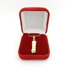 Pingente Figa 25mm Folheado Ouro 18k Pi201