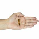 PINGENTE FIGA OLHO DE TIGRE - (2,5 a 4)cm - BANHO DE OURO PINGENTE FIGA OLHO DE TIGRE - (2,5 a 4)cm - BANHO DE OURO