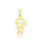 Pingente Filhos a Laser Banhado a Ouro 18k