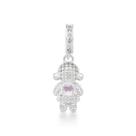 Pingente Filhos Cravejados com Zirconias Prata 925