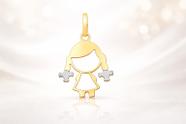Pingente Filhos Ouro 18k