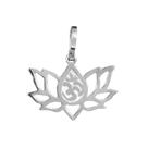 Pingente Flor de Lótus Coleção Espiritualidade Prata 925