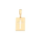 Pingente folheado a ouro cruz 540104 Rommanel Pingente folheado a ouro cruz 540104 Rommanel