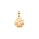 Pingente folheado a ouro trevo de quatro 540262 Rommanel Pingente folheado a ouro trevo de quatro 540262 Rommanel