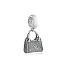 Pingente Formato Bolsa Em Prata 925
