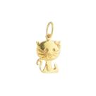 Pingente Gatinha Ouro Amarelo 18 Kl