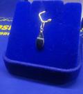 Pingente Gota Cor Preta Onix Ouro 18 Kilates Pedra 10 x 8 mm Pingente Gota Cor Preta Onix Ouro 18 Kilates Pedra 10 x 8 mm