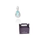 Pingente Gota Prata 925 Com Zircônia e Cristal 840083