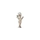 Pingente Iemanjá Imagem 2,5 cm Metal Niquelado