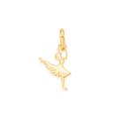 Pingente infantil folheado a ouro bailarina 541558 Rommanel Pingente infantil folheado a ouro bailarina 541558 Rommanel
