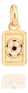 Pingente Infantil Retangular Com Bola De Fut 542431 Pingente Infantil Retangular Com Bola De Fut 542431