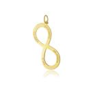 Pingente Infinito Hooponopono Ouro Amarelo 18 Kl