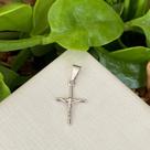 Pingente Jesus Crucifixo P Banhado a ródio 05.0727 Pingente Jesus Crucifixo P Banhado a ródio 05.0727