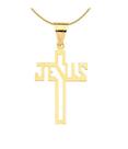 Pingente Jesus Cruz Ouro18 K Maciço Peso 2.40 Gramas 25 mm