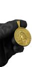 Pingente Jesus Oval - Banhado a Ouro 18k