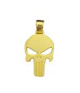 Pingente justiceiro gg - banhado a ouro 18k