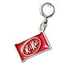 Pingente Kit Kat em Banho Prata Pulseiras Berloques