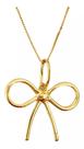 Pingente laço em ouro 18k/750 (cod5y)