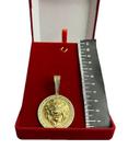 Pingente Leão Redondo - Banhado a Ouro 18k