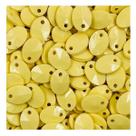 Pingente Lentilha Amarelo 11x8mm 100pçs 30g Oval Bijuterias Artesanato