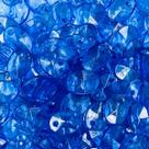 Pingente Lentilha Azul 100pçs 11x8mm 30g Artesanato