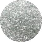 Pingente Lentilha Transparente 11x8mm Glíter Verde 100pç 40g