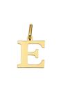 Pingente Letra E Ouro 18k - 1.15