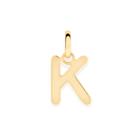 Pingente letra folheado a ouro Letra k 542030 Rommanel