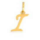 Pingente Letra I Manuscrito Ouro 18k 750 c/ Estojo e Certificado