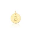 Pingente Letra Ouro 18 Kilates 1.10 Gramas 10mm