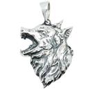 Pingente Lobo, Prata 925 Pingente Lobo, Prata 925