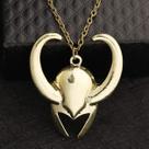 Pingente Loki Capacete Chifres Avengers Vingadores Marvel Comics Acessório Nerd Corrente Ajustável Pingente Loki Capacete Chifres Avengers Vingadores Marvel Comics Acessório Nerd Corrente Ajustável