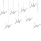 Pingente Luminoso 8 Leds Decorativo Origami Tsuru Bivolt.