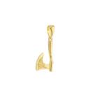 Pingente Machado Viking Ouro Amarelo 18 Kl