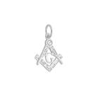Pingente Maçonaria Compasso Esquadro Prata 925 Kl Modelo 05